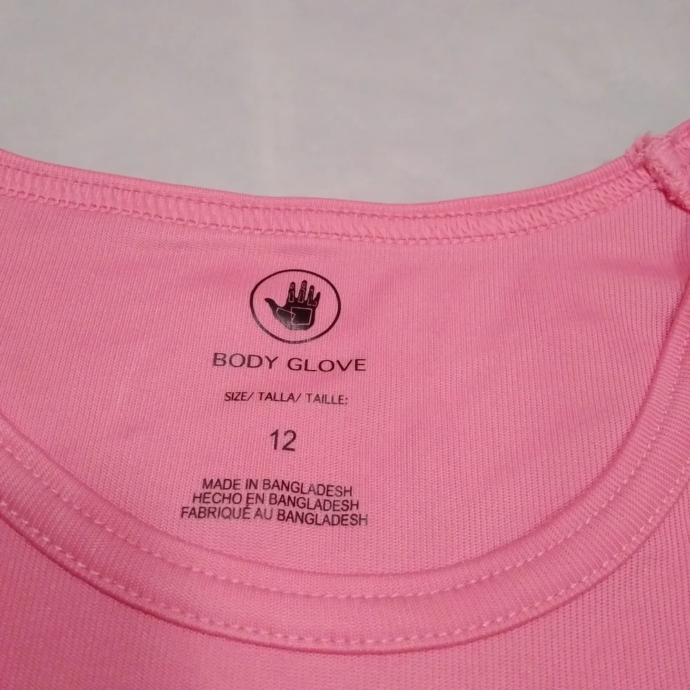 Body Glove Outfit Size 12 Shirt Shorts Lined